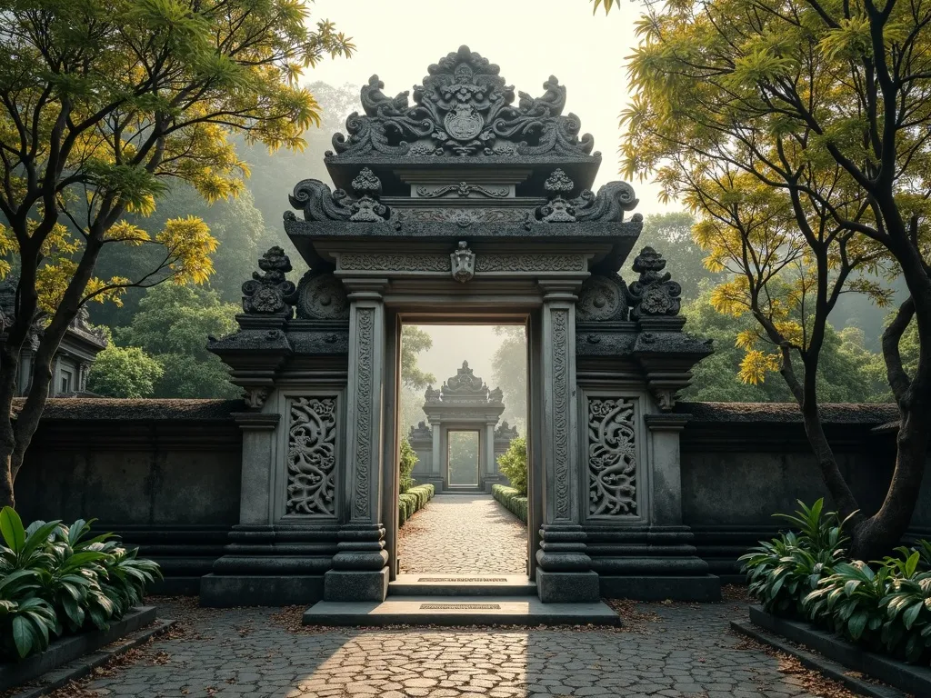 Private tour vehicle waiting for guests outside a Bali villa in the morning